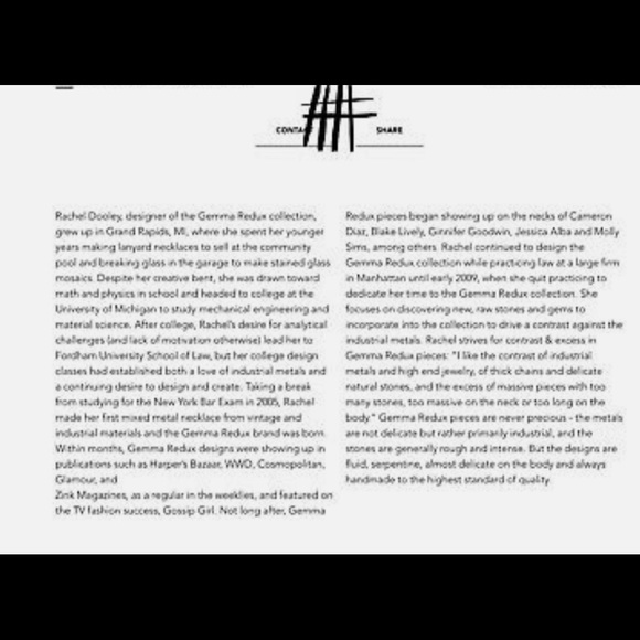 Gemma Redux multi strand stone necklace. Designer made famous on Gossip Girl. - Picture 6 of 11